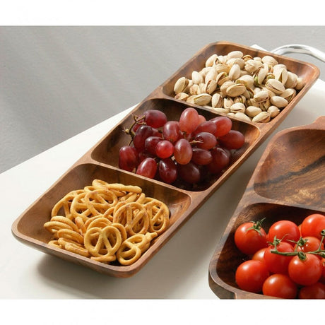 Kora 3 Section Rectangular Serving Dish