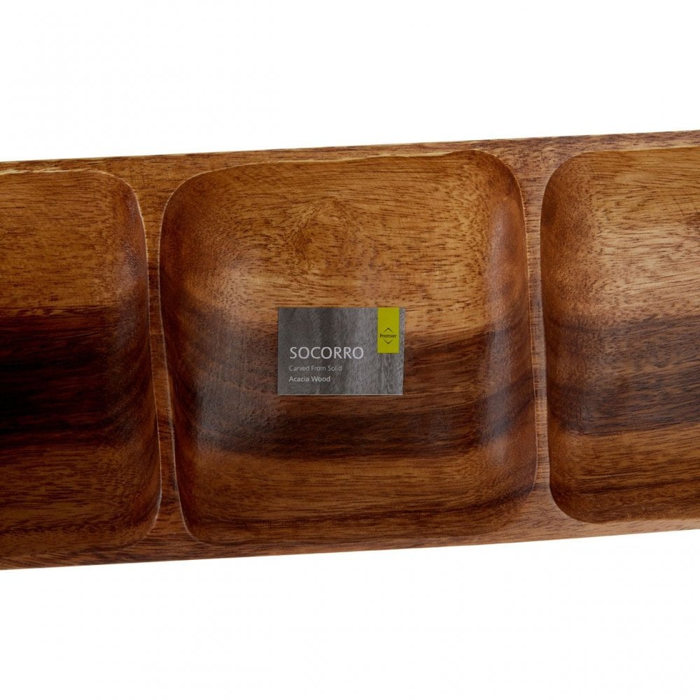 Kora 3 Section Rectangular Serving Dish