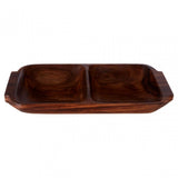 Kora 2 Section Serving Dish With Handles