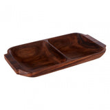 Kora 2 Section Serving Dish With Handles