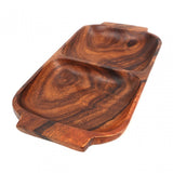 Kora 2 Section Serving Dish With Handles
