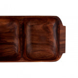 Kora 2 Section Serving Dish With Handles