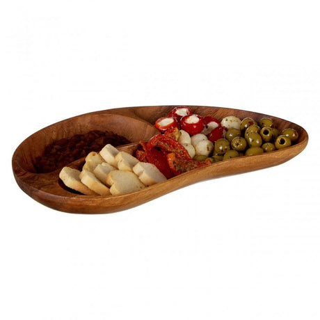 Kora 2 Section Serving Dish