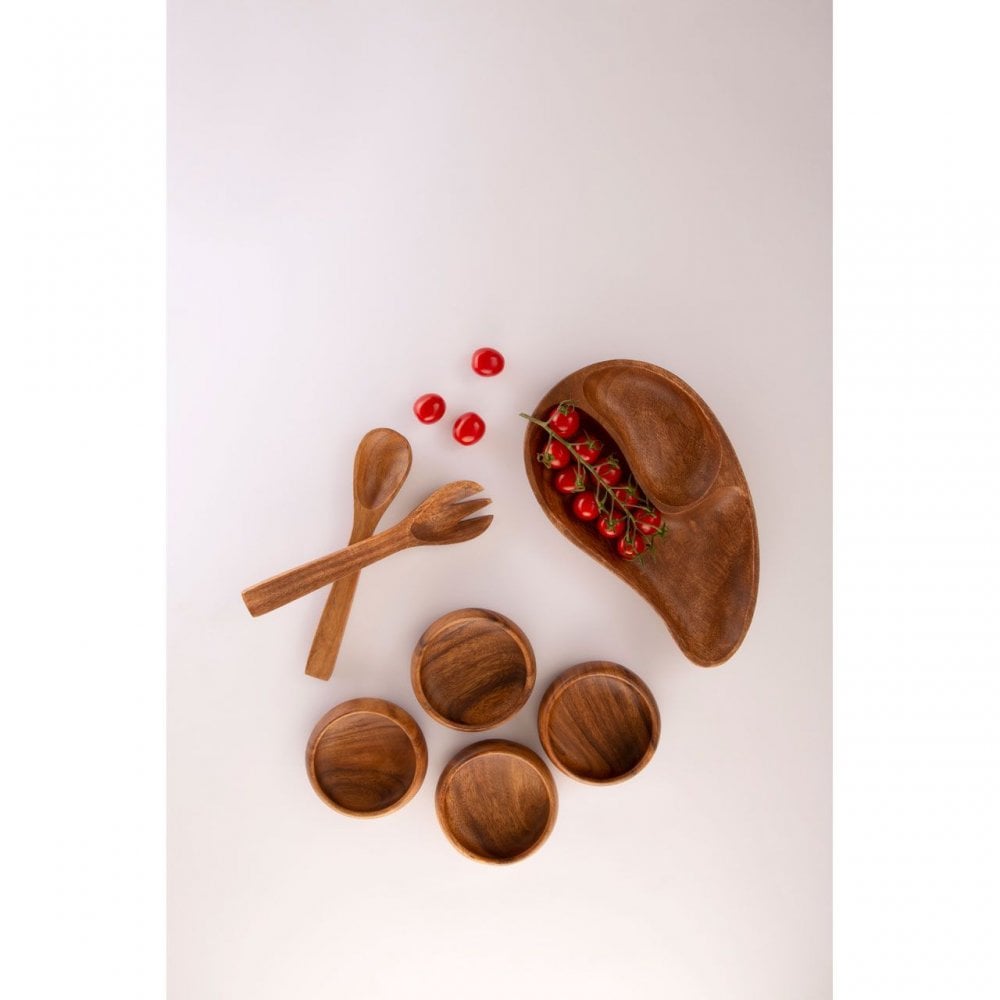 Kora 2 Section Serving Dish