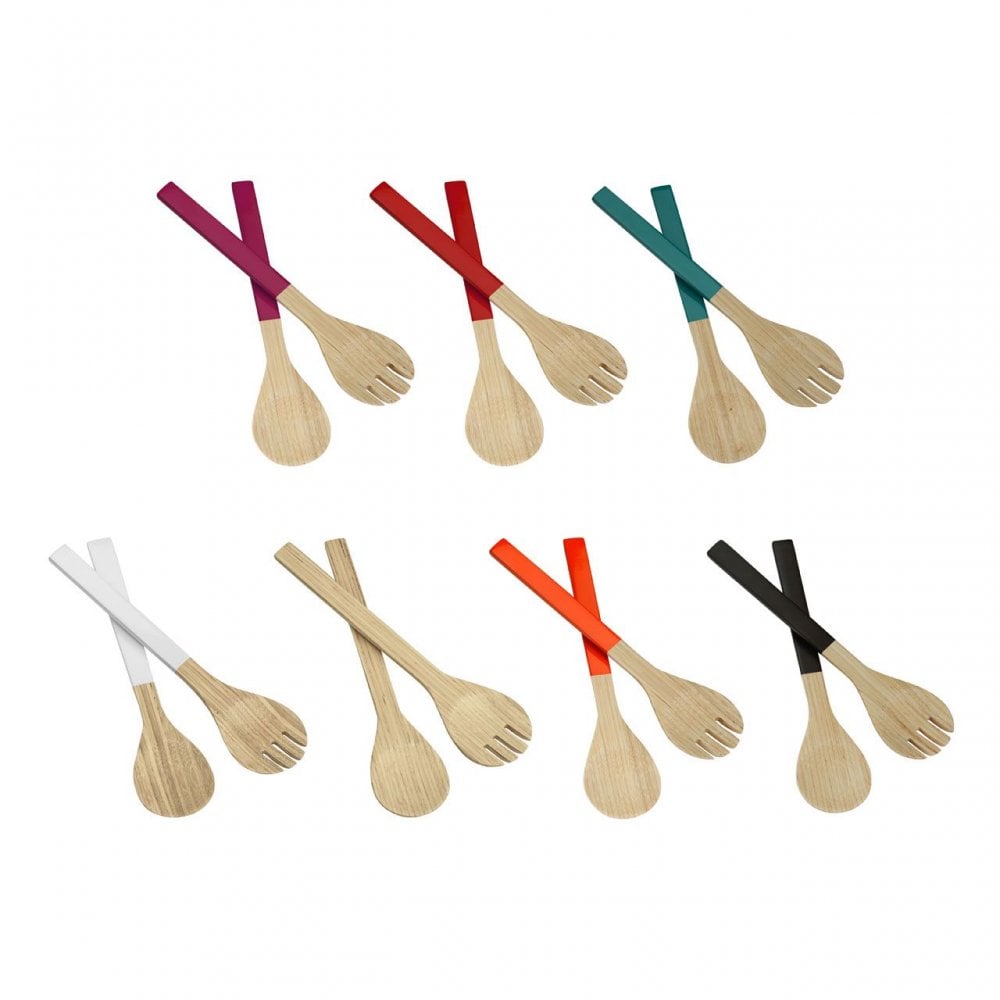 Kyoto Red Salad Servers