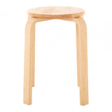 Tropical Hevea Wood Stacking Stool