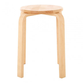 Tropical Hevea Wood Stacking Stool