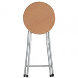 Wood Veneer Seat Folding Stool