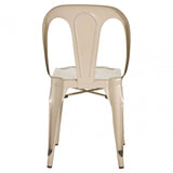Grange Champagne Finish Metal Chair