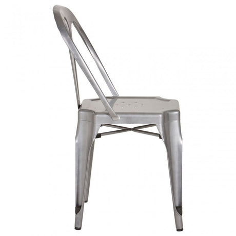 Grange Grey Metal Chair