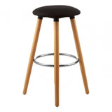 Stockholm Black Round Bar Stool