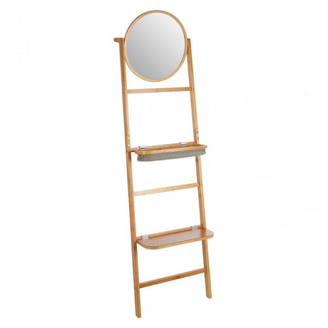 Carrick 5 Tier Towel Rack With Mirror