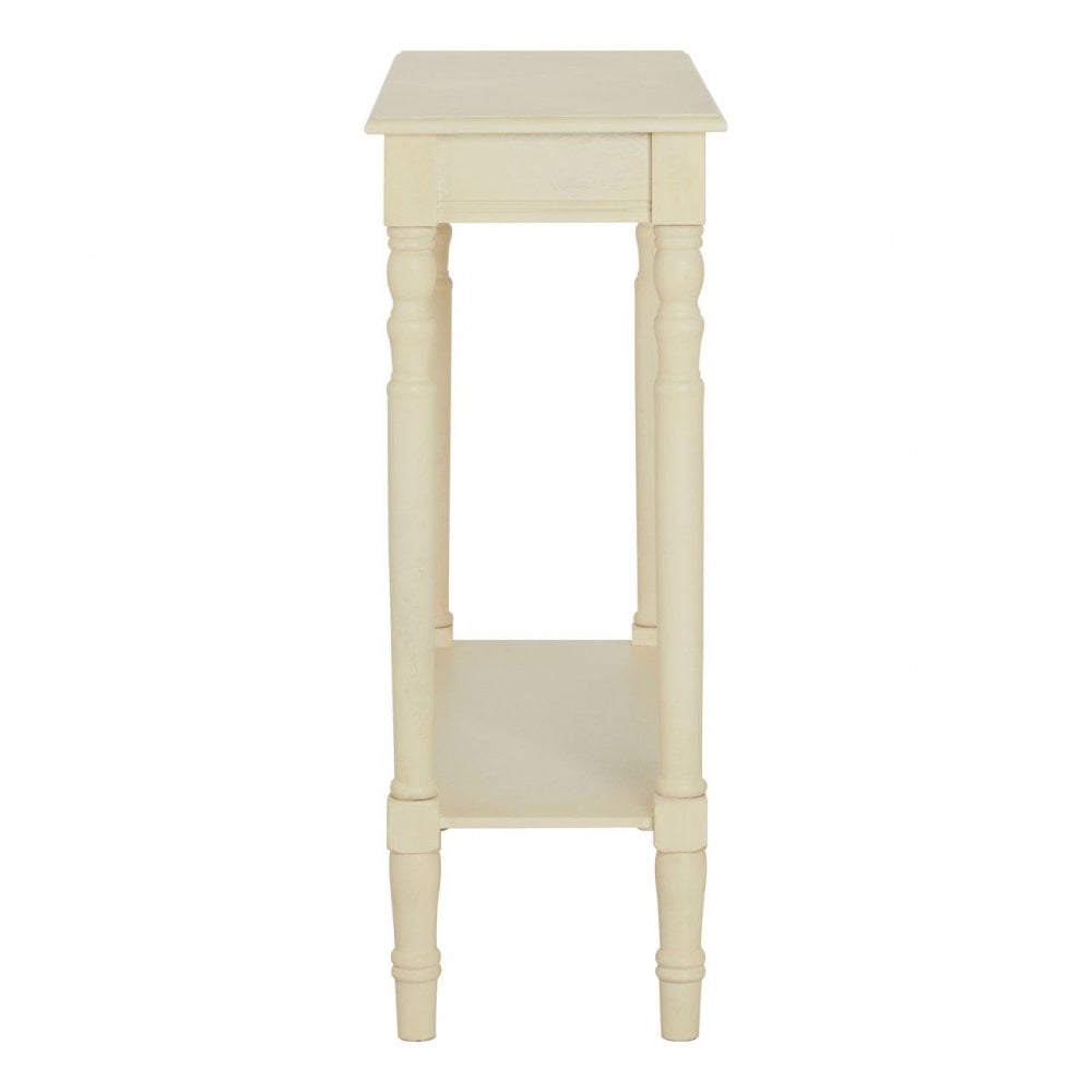 Heritage Antique White Console Table