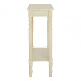 Heritage Antique White Console Table