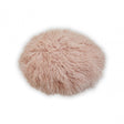 Bosie Round Pink Fur Cushion