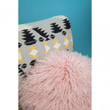 Bosie Round Pink Fur Cushion