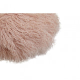 Bosie Round Pink Fur Cushion