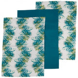 Winter Palm Set Of 3 Tea Towels
