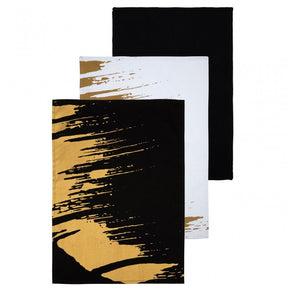 Modern Retro Set Of 3 Flash Dash Tea Towels