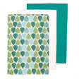 Green Leaf Tea Towels - Set Of 3