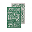 Porter Green Tea Towels - Set Of 2