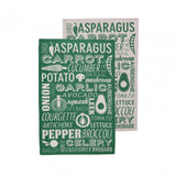 Porter Green Tea Towels - Set Of 2