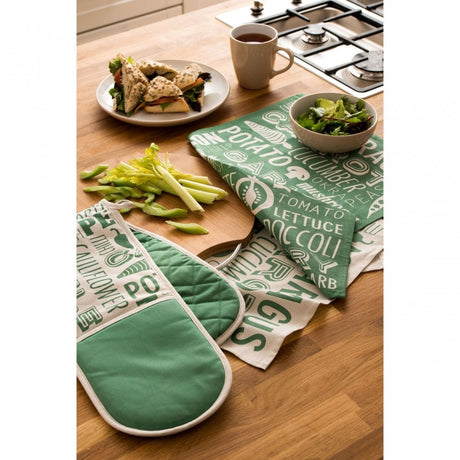 Porter Green Tea Towels - Set Of 2