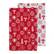 Besa Red Tea Towels - Set Of 2