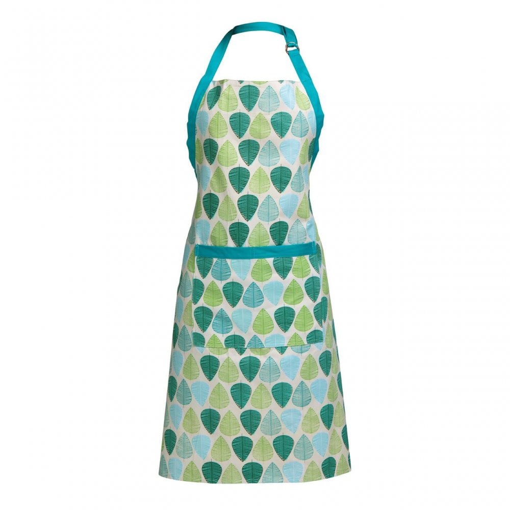 Green Printed Base Leaf Apron