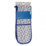 Blue Rose Double Oven Glove