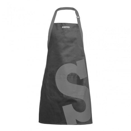 Black And Grey Logo Sorted Apron