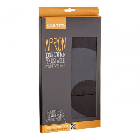 Black And Grey Logo Sorted Apron
