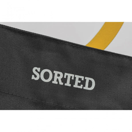 Black And Yellow Logo Sorted Apron