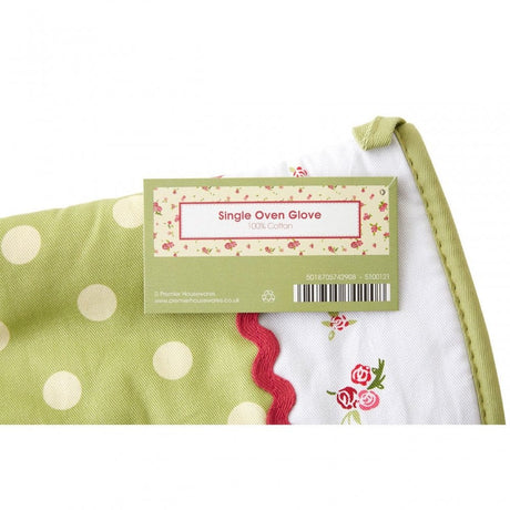 Rose Cottage Single Oven Glove