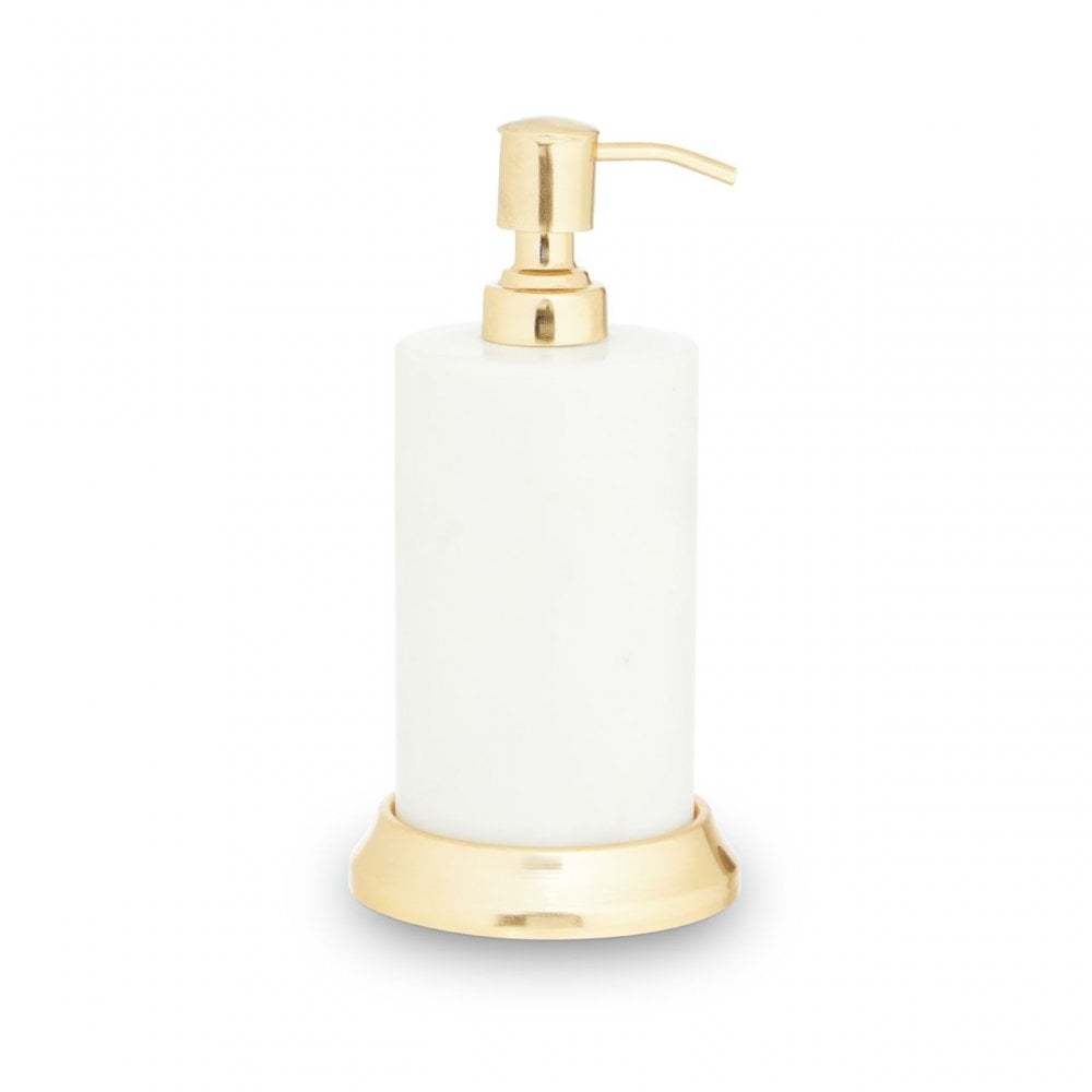White Marble Lotion Dispenser
