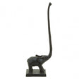 Fauna Black Elephant Toilet Roll Holder