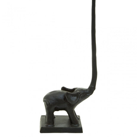Fauna Black Elephant Toilet Roll Holder