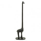 Fauna Black Giraffe Toilet Roll Holder