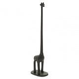 Fauna Black Giraffe Toilet Roll Holder