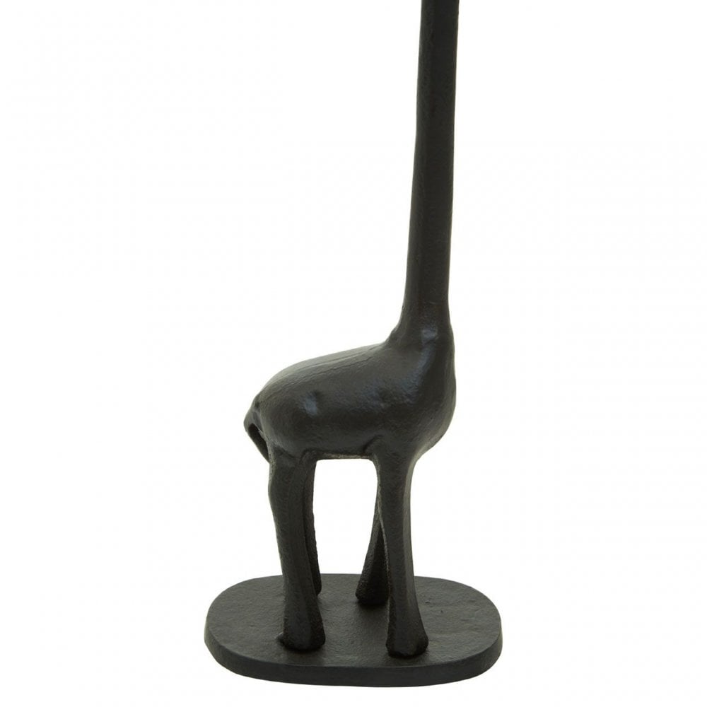 Fauna Black Giraffe Toilet Roll Holder