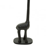 Fauna Black Giraffe Toilet Roll Holder