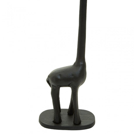 Fauna Black Giraffe Toilet Roll Holder