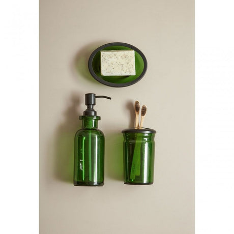 Allegra Kiara Glass Toothbrush Holder