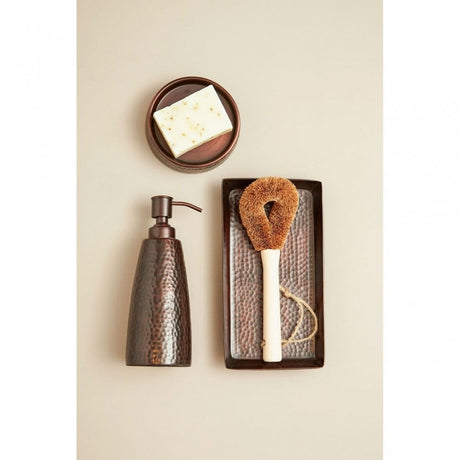 Allegra Bronze Finish Soap Dispenser