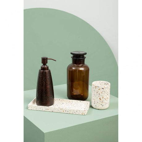 Allegra Bronze Finish Soap Dispenser