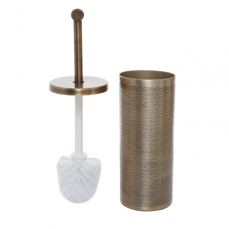 Allegra Etched Detail Aluminium Toilet Brush