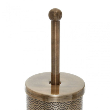 Allegra Etched Detail Aluminium Toilet Brush