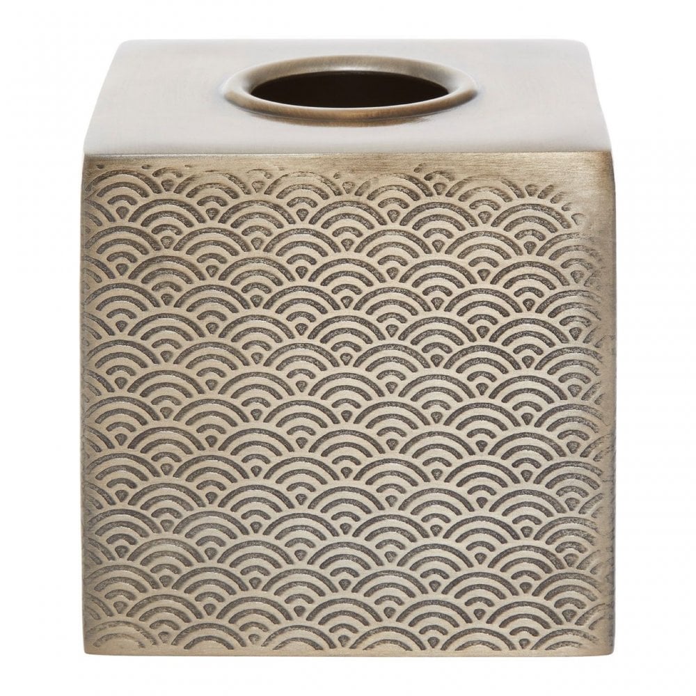 Allegra Gold Finish Aluminium Tissue Box