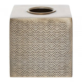 Allegra Gold Finish Aluminium Tissue Box