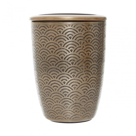 Allegra Etched Detail Toothbrush Holder